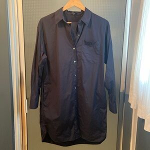 Theory Belted Shirt Dress